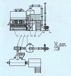 Cyclone separator with dust collector